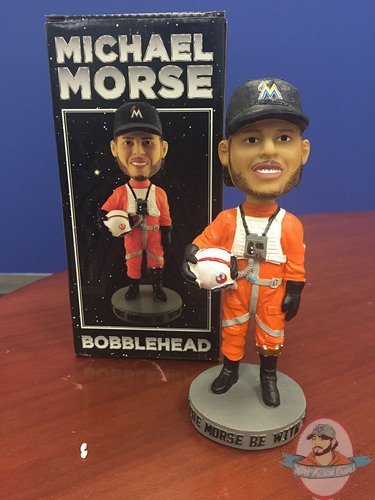 Marlins Star Wars Michael Morse May the Morse Be With You Bobblehead