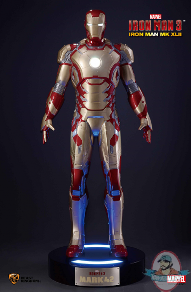 Marvel Life Size Iron Man Mark 42 "Iron Man 3" Beast Kingdom