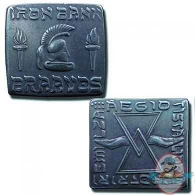 Game of Thrones Square Iron Coin of Braavos