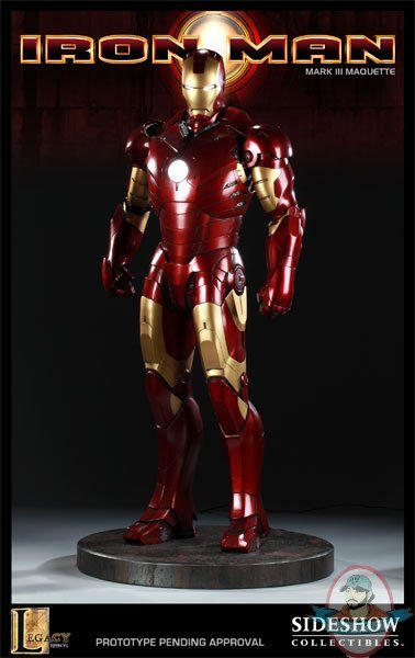 Iron Man Mark III Half Scale Maquette by Sideshow Collectibles