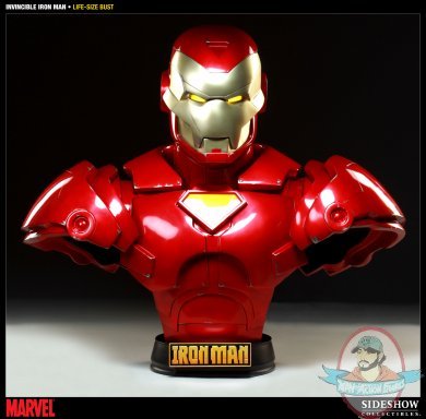 Invincible Iron Man Comic Version Life-Size Bust Sideshow Collectibles