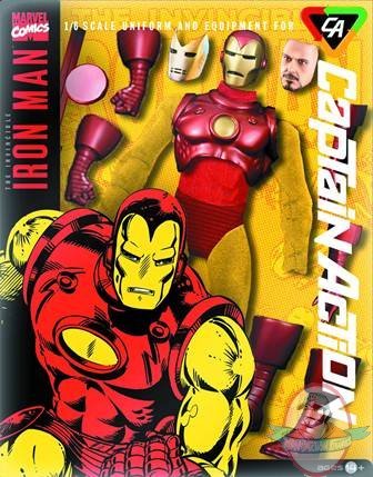 Captain Action Iron Man Deluxe Costume Set 