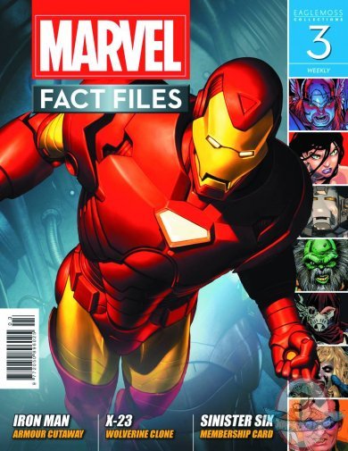 Marvel Fact Files # 3 Iron Man Cover Eaglemoss