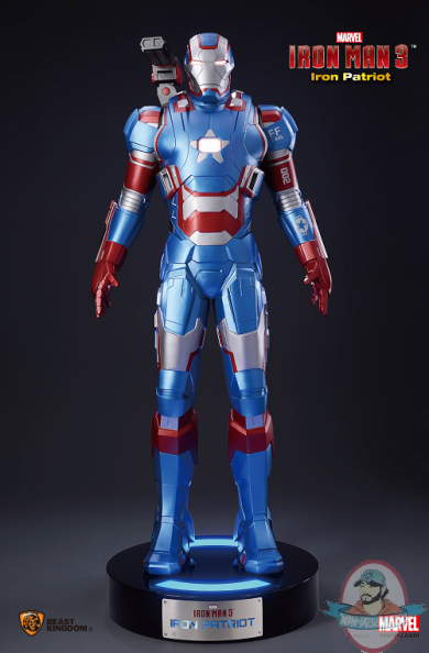 Marvel Life Size Iron Patriot "Iron Man 3" Beast Kingdom