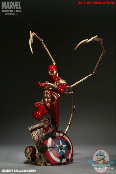 Iron Spider-Man Comiquette by Sideshow Exclusive Edition Used JC