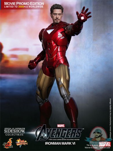 Iron Man Mark VI - Avengers 12 inch Figure by Hot Toys