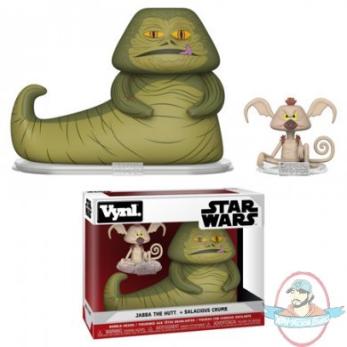 Vynl Star Wars Jabba & Salacious Crumb 2 Pack Funko 