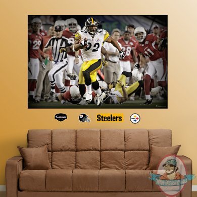  Fathead James Harrison Super Bowl Touchdown Mural Pittsburgh Steelers