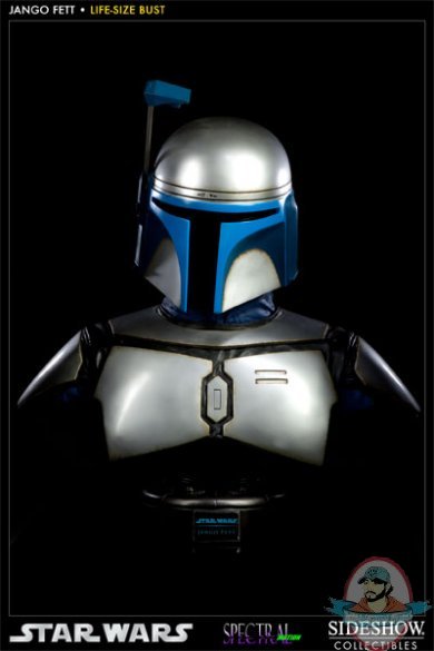 Star Wars Jango Fett Life-Size Bust by Sideshow Collectibles