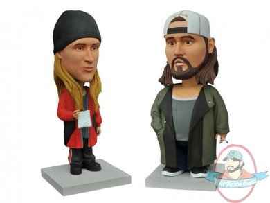 Jay & Silent Bob Bobble Head Set of 2 Diamond Select