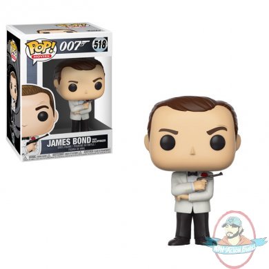 Pop! Movies James Bond Sean Connery White Tux #518 Vinyl Figure Funko