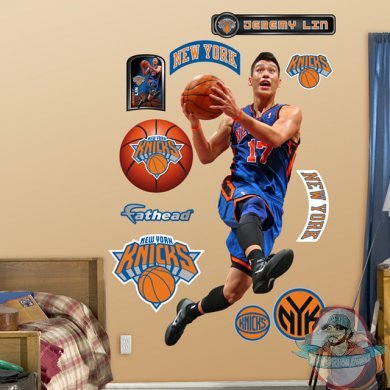 Fathead Jeremy Lin New York Knicks NBA