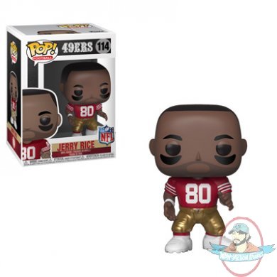 POP! NFL Legends 49ers Jerry Rice #114 Vinyl Figure Funko