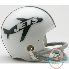 New York Jets 1963 Riddell Mini Replica Throwback Helmet 2 Bar