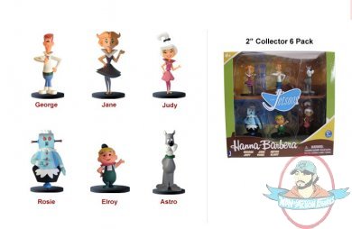 Hanna-Barbera The Jetsons 2" Collector 6 Pack by Jazwares