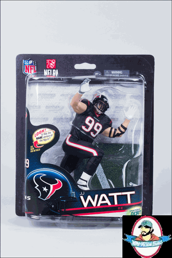 JJ Watt Houston Texans NFL 33 McFarlane Collector Level Silver CHASE