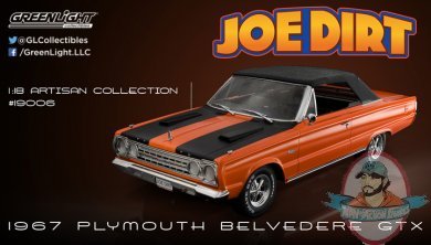 1:18 Artisan Collection Joe Dirt 2001 1967 Plymouth Belvedere GTX 