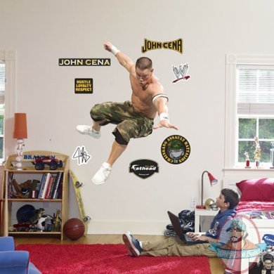 Fathead Fat Head WWE John Cena in Action