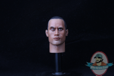  12 Inch 1/6 Scale Head Sculpt Dwayne Johnson (no beard) by HeadPlay 