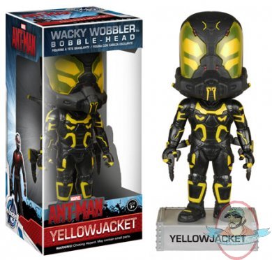 Marvel Ant-Man Yellow Jacket Wacky Wobblers BobbleHead Funko 