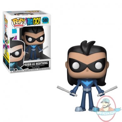 Pop! TV: Teen Titans Go: Robin as Nightwing #580 Vinyl Figure Funko Pop! TV: Teen Titans Go: Robin as Nightwing #580 Vinyl Figure Funko