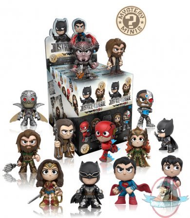 Dc Comics Mystery Minis Justice League Movie Case of 12 Funko