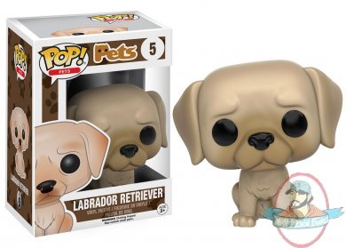 Pop! Pets! Labrador Retriever Vinyl Figure #5 By Funko