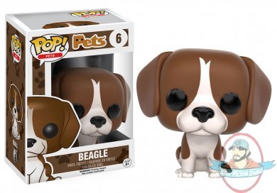 Pop! Pets! Beagle Vinyl Figure #6 By Funko