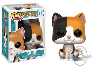 Pop! Pets! Calico Vinyl Figure #14 By Funko