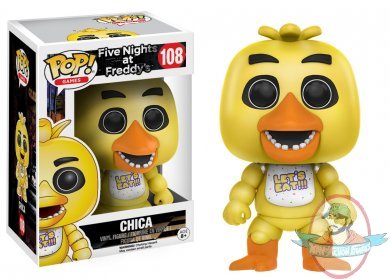 Pop! Five Nights at Freddy's Chica Vinyl Figure #108 by Funko