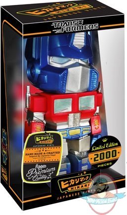 Hikari  Metallic Transformers Optimus Prime Figure Sofubi  Funko