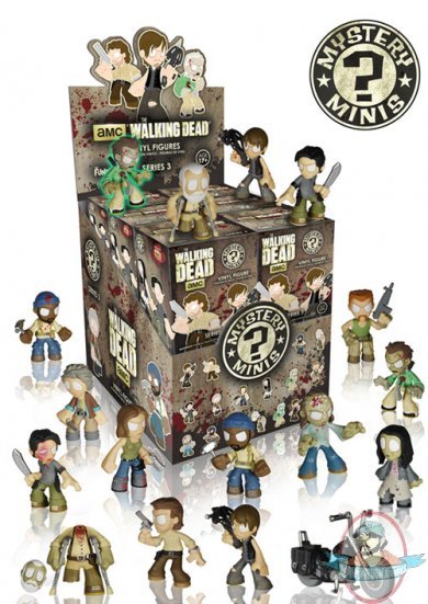 Walking Dead Mystery Mini Series 3 Figure Case of 12 pc Funko