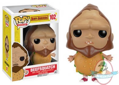 Pop! Animation: Bob's Burgers Beefsquatch  Vinyl Figure #102 by Funko