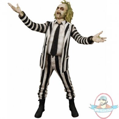 1/4 Beetlejuice 1988: Talking Striped Suit Beetlejuice Figure Neca