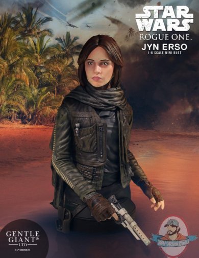 Star Wars Rogue One Jyn Erso Mini Bust by Gentle Giant