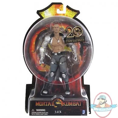 Mortal Kombat MK9 6 Inch Jax Action Figure by Jazwares