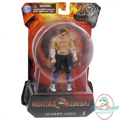 Mortal Kombat MK9 4 Inch Johnny Cage Action Figure by Jazwares JC