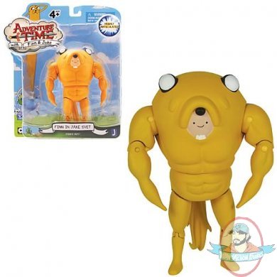 Adventure Time 5 inch Finn in a Jake Suit Action Figure by Jazwares
