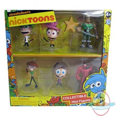 The Fairly OddParents 2-Inch Deluxe Mini-Figure 6-Pack by Jazwares