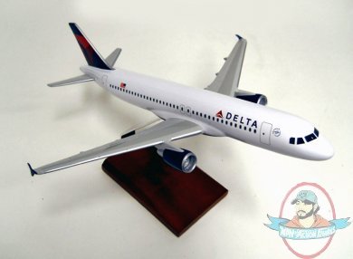 A320 Delta 1/100 Scale Model KA320DTR by Toys & Models