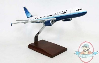 A320 United 1/100 Scale Model KA320UATR by Toys & Models