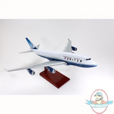B747-400 United 1/100 Scale Model KB747UATR by Toys & Models