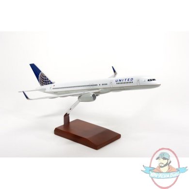 B757-200 Continental/United 1/100 Scale Model KB757CAUTR Toys & Models