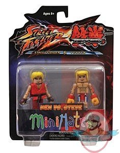 Street Fighter X Tekken Ken vs Steve Minimates 2 Pack Diamond Select