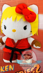 Street Fighter x Sanrio Hello Kitty 10" Plush 2 Ken