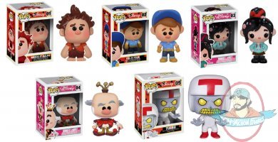 Disney Pop! Wreck It Ralph Set of 5 Vinyl Figure by Funko