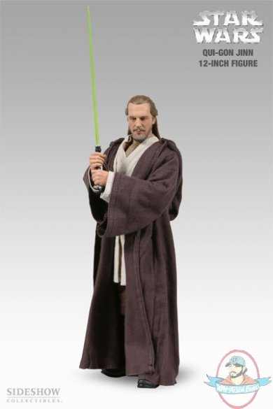 Exclusive Star Wars Qui-Gon Jinn Order of the Jedi 1/6 Sideshow Used