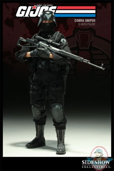 G.I Joe Cobra Sniper 12 inch Figure by Sideshow Collectibles 