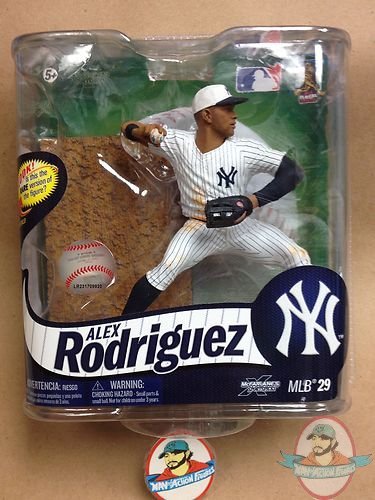 McFarlane MLB Serie 29 Chase Collection Alex Rodriguez Silver #281/600