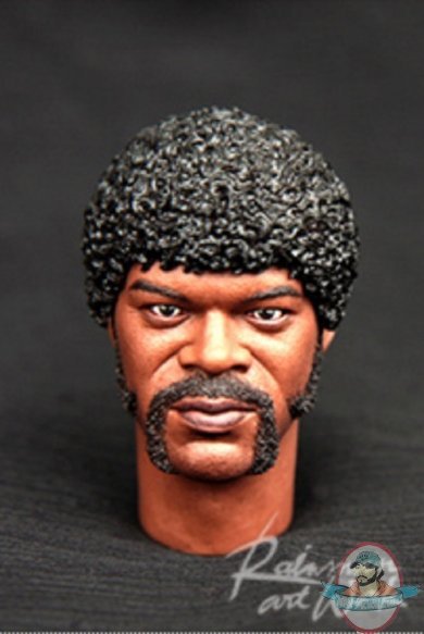 Gangster painted headsculpt Samuel Jackson Rainman Jules Winnfield